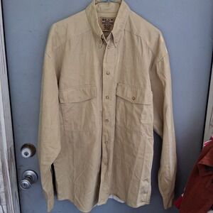 Bear River Workwear Men's Button Up Shirt Rugged L VGUC